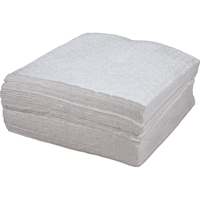 Premium Bonded Sorbent Pads, Oil Only, 15" x 18", 30 gal. Absorbancy Haskins Industrial Inc.