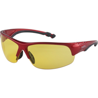 Lunettes de s&eacute;curit&eacute; s&eacute;rie Z1900, Lentille Ambr&eacute;e, Anti-&eacute;gratignures, R&eacute;pond ou surpasse la norme CSA Z94.3 Haskins Industrial Inc.