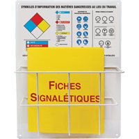 Panneaux de style panier pour mati&egrave;res dangereuses, Français, Compris reliures Haskins Industrial Inc.