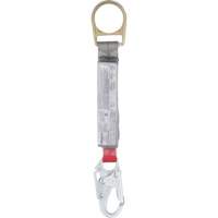 PRO Rope Shock-Absorber, 1.5', Snap Hook/Carabiner Center, Snap Hook Leg Ends, Nylon Haskins Industrial Inc.