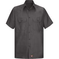 Short Sleeve Ripstop Shirt, Men's, 3X-Large, Charcoal Haskins Industrial Inc.