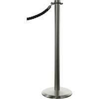Portable Posts, 34" High, Polished Chrome Haskins Industrial Inc.