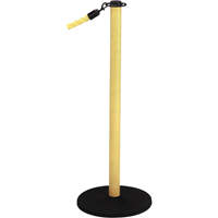 Portable Posts, 36" High, Yellow Haskins Industrial Inc.