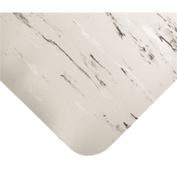 Tile-Top Select Anti-Microbial Mats No.494, Smooth, 2' x 10' x 1/2", Grey, PVC Haskins Industrial Inc.