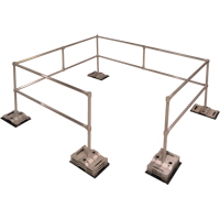 RoofGuard Classic System - Packaged Kits, Aluminum, 72" W x 216" L x 42" H Haskins Industrial Inc.
