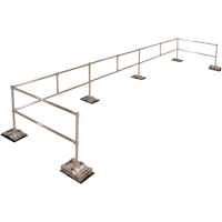 RoofGuard Classic System - Packaged Kits, Aluminum, 72" W x 324" L x 42" H Haskins Industrial Inc.