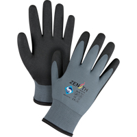 Gants enduits de premi&egrave;re qualit&eacute; ZX-30°, 11/2T-Grand, R&ecirc;vetement PVC, Calibre 15, Enveloppe en Nylon Haskins Industrial Inc.