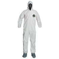 ProShield&reg; 50 Coveralls, Small, White, Microporous Haskins Industrial Inc.