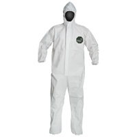 ProShield&reg; 50 Coveralls, Small, White, Microporous Haskins Industrial Inc.