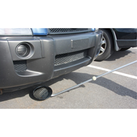 Miroir d'inspection, 8,5" dia, Ronde, Poign&eacute;e 47" Haskins Industrial Inc.