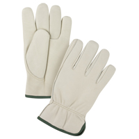 Gants de conducteur de premi&egrave;re qualit&eacute;, Moyen, Paume en Cuir fleur de vache Haskins Industrial Inc.