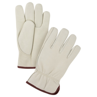 Gants de conducteur de premi&egrave;re qualit&eacute;, Grand, Paume en Cuir fleur de vache Haskins Industrial Inc.