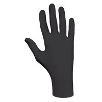 6112PF Biodegradable Gloves, X-Small, Nitrile, 4-mil, Powder-Free, Black Haskins Industrial Inc.