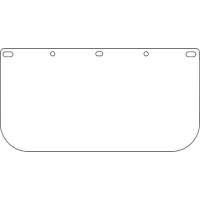 Visi&egrave;re pour &eacute;cran facial Dynamic, PETG, Teinte Transparent Haskins Industrial Inc.