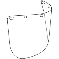 Visi&egrave;re d&eacute;coup&eacute;e &agrave; l'emporte-pi&egrave;ce Dynamic, Polycarbonate, Teinte Transparent Haskins Industrial Inc.