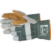 Endura&reg; Double-Palm Fitters Gloves, One Size, Split Cowhide Palm Haskins Industrial Inc.