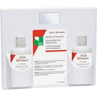 Dynamic Eyewash Station with Isotonic Solution, Double Haskins Industrial Inc.