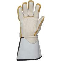 Linemans Glove, Small, Grain Cowhide Palm Haskins Industrial Inc.