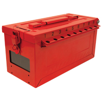 Petit boîtier verrouillable pour groupe, Rouge Haskins Industrial Inc.