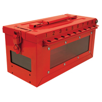 Petit boîtier verrouillable pour groupe, Rouge Haskins Industrial Inc.