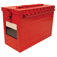 Grand boîtier verrouillable pour groupe, Rouge Haskins Industrial Inc.