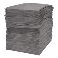 Premium Meltblown Sorbent Pads, Universal, 15" x 18", 30 gal. Absorbancy Haskins Industrial Inc.