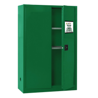 Pesticide Storage Cabinet, 45 gal., 65" H x 43" W x 18" D Haskins Industrial Inc.