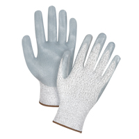 High-Performance Cut-Resistant Gloves, Size Large/9, 13 Gauge, Nitrile Coated, HPPE Shell, ANSI/ISEA 105 Level 4/EN 388 Level 5 Haskins Industrial Inc.