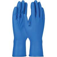 Gants Grippaz, Petit, Nitrile, 8 mils, Sans poudre, Bleu Haskins Industrial Inc.