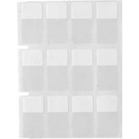 Core Series Self-Laminating Wire & Cable Labels, Vinyl, 0.5" L x 0.75" H, Clear Haskins Industrial Inc.