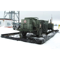 Insta-Berm L-Rod, 748 US gal. Capacity, 10' W x 10' L x 12" H, L-Bracket Haskins Industrial Inc.