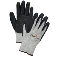 Cold Weather Seamless Stretch Cut-Resistant Gloves, Size 2X-Large/11, 13 Gauge, Foam Nitrile Coated, HPPE Shell, ASTM ANSI Level A4 Haskins Industrial Inc.