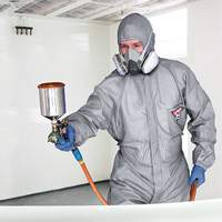 ProPlus Gard Protective Coveralls, Nylon, Medium, Grey Haskins Industrial Inc.