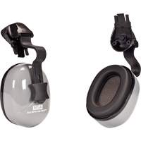 Serre-t&ecirc;te avec contr&ocirc;le du son SH pour les casques de s&eacute;curit&eacute; &agrave; bordure compl&egrave;te, Fixation pour casque, 25 NRR dB Haskins Industrial Inc.