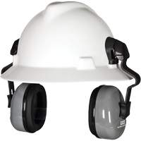 Serre-t&ecirc;te avec contr&ocirc;le du son SH pour les casques de s&eacute;curit&eacute; &agrave; bordure compl&egrave;te, Fixation pour casque, 25 NRR dB Haskins Industrial Inc.