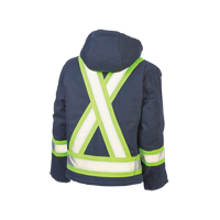 Safety Jacket, Navy Blue, Large Haskins Industrial Inc.