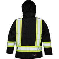 Journeyman Jacket, Polyester/Polyurethane, Black, Small Haskins Industrial Inc.