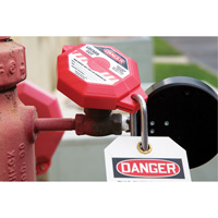 Stopout&reg; Valve Handle Lockout, Gate Type Haskins Industrial Inc.