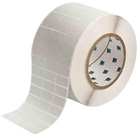 Glossy Rating Plate Labels, Metalized Polyester, 1" L x 0.5" H, Silver Haskins Industrial Inc.