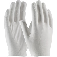 Inspection Gloves, Cotton, Unhemmed Cuff, One Size Haskins Industrial Inc.