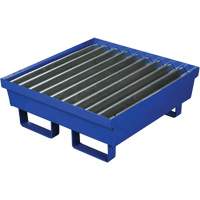 Steel Spill Containment Pallet, 17 US gal. Spill Capacity, 27" x 25.75" x 6" Haskins Industrial Inc.
