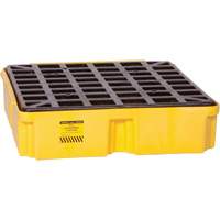 Modular Spill Platform, 15 US gal. Spill Capacity, 26" x 26.25" x 6.5" Haskins Industrial Inc.