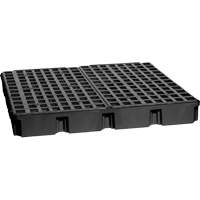 Modular Spill Platform, 60.5 US gal. Spill Capacity, 51.5" x 51.5" x 6.5" Haskins Industrial Inc.