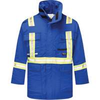 UltraSoft&reg; 9 oz.  Insulated Parka, X-Small, Royal Blue Haskins Industrial Inc.