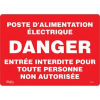 Enseignes pour installation