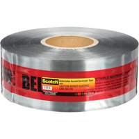 Scotch&reg; Detectable Buried Barricade Tape, English, 3" W x 1000' L, 5 mils, Black on Red Haskins Industrial Inc.