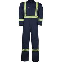Combinaison non doubl&eacute;e Westex UltraSoft, Taille Grand (grande taille), Bleu marine, 12,4 cal/cm2 Haskins Industrial Inc.