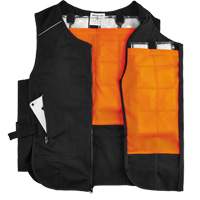 Chill-Its&reg; 6260 Lightweight Phase Change Cooling Vest with Packs, Small/Medium, Black Haskins Industrial Inc.