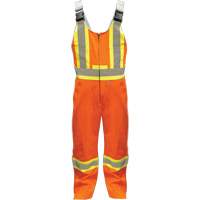Overalls, Poly-Cotton, Small, High Visibility Orange Haskins Industrial Inc.