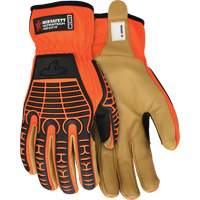 UltraTech Impact Gloves, Medium, Grain Leather Palm, Slip-On Cuff Haskins Industrial Inc.